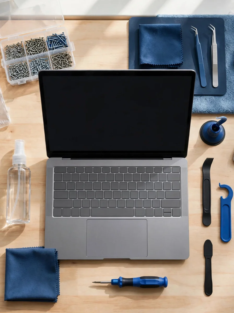 Cambio de pantalla para laptop portatil