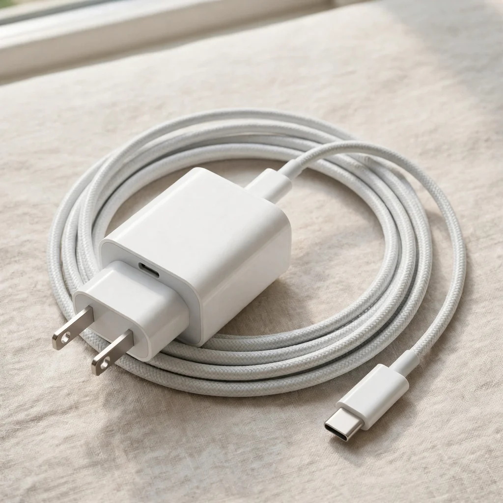 Cargador rapido con cable tipo C