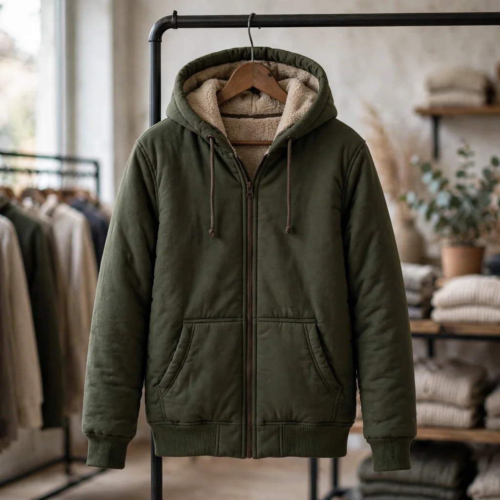 Casaca hoodie de abrigo para frio