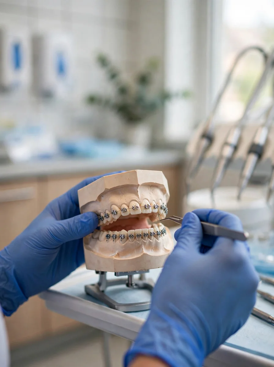 Tratamiento de ortodoncia con brackets