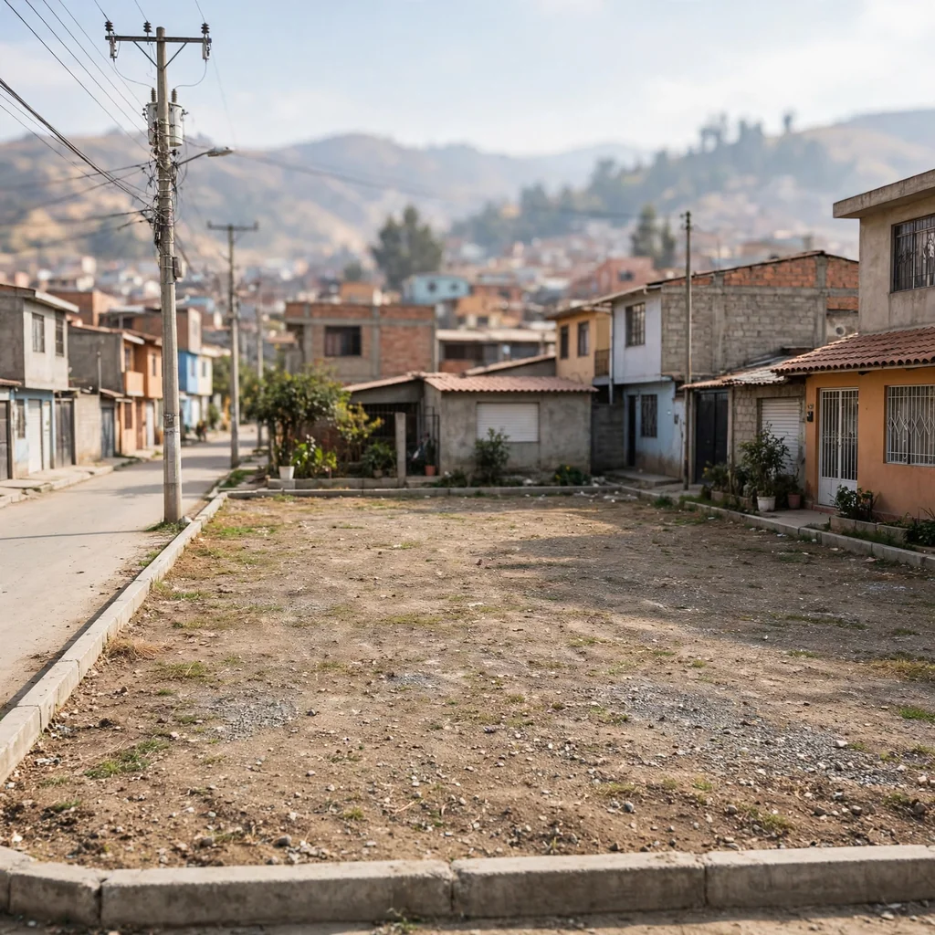 Venta de terreno urbano con servicios