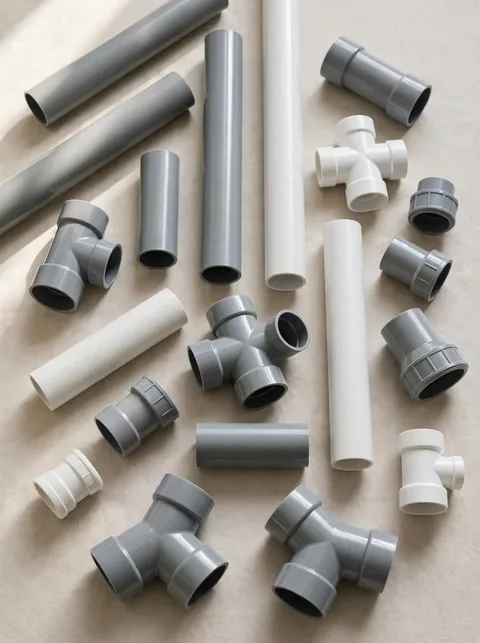 Tubería PVC y conexiones para gasfitería