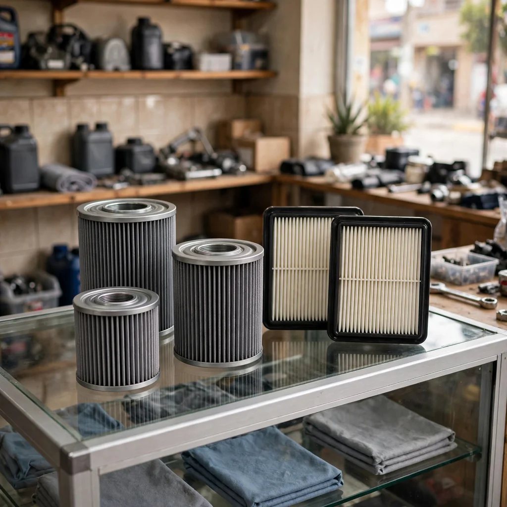 Filtros de aceite y aire para autos