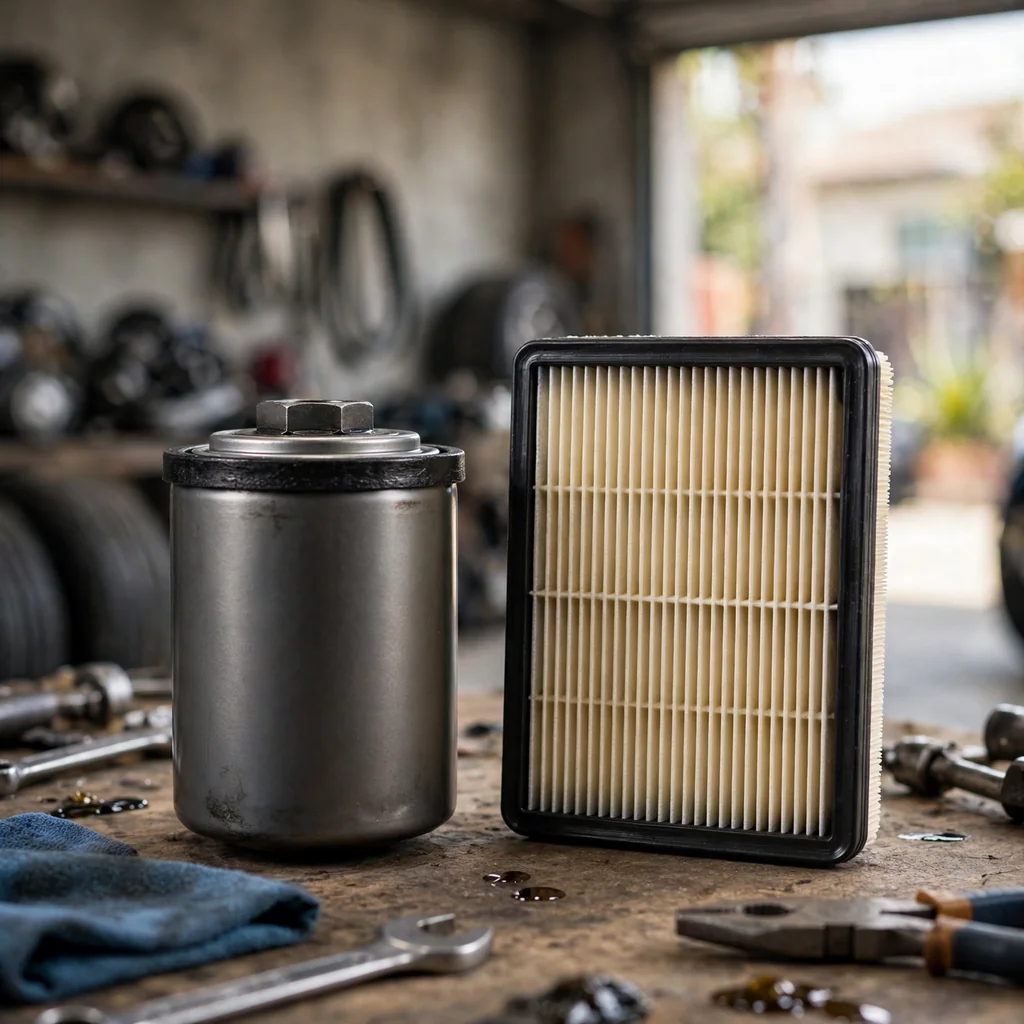 Filtros de aceite y aire para autos
