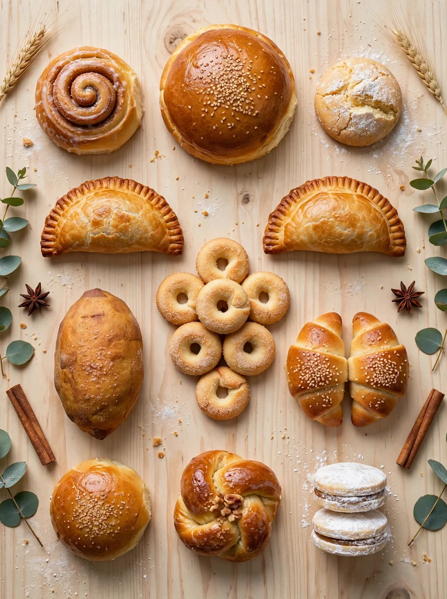Panes dulces para la merienda
