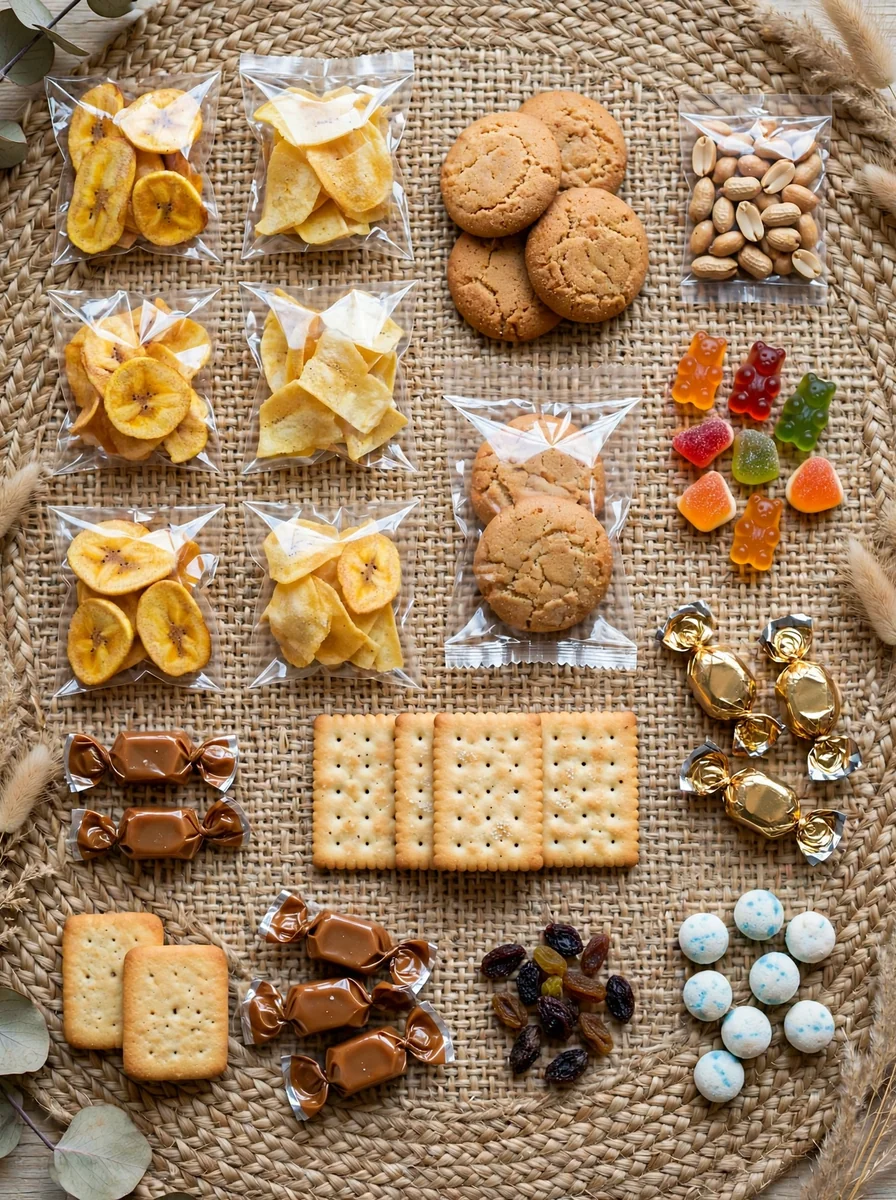 Snacks galletas y golosinas por unidad