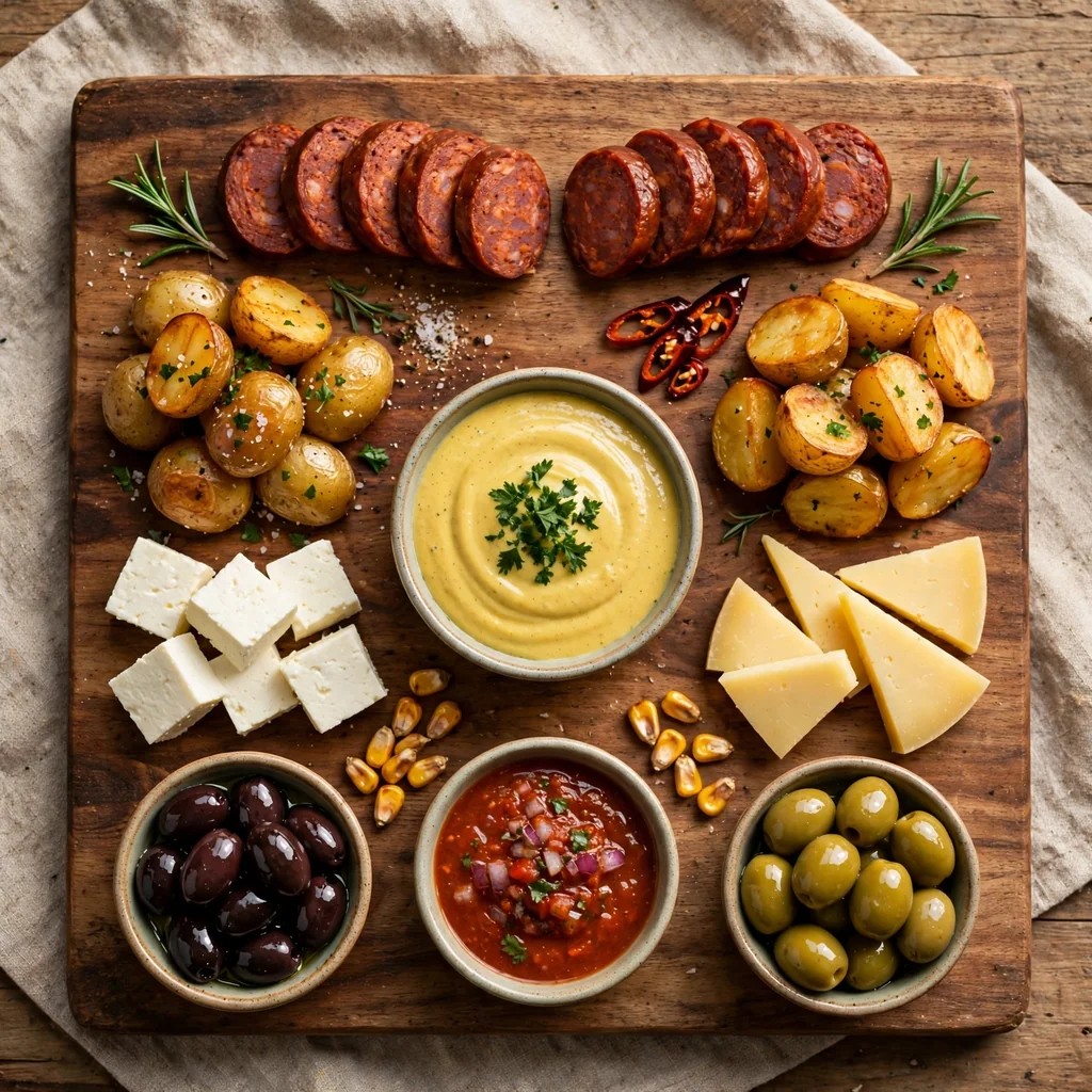 Tabla de piqueos para compartir