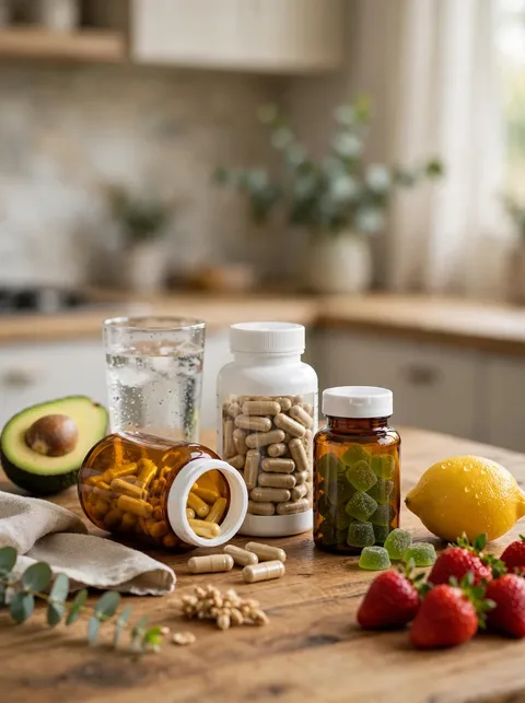 Vitaminas y suplementos para la salud
