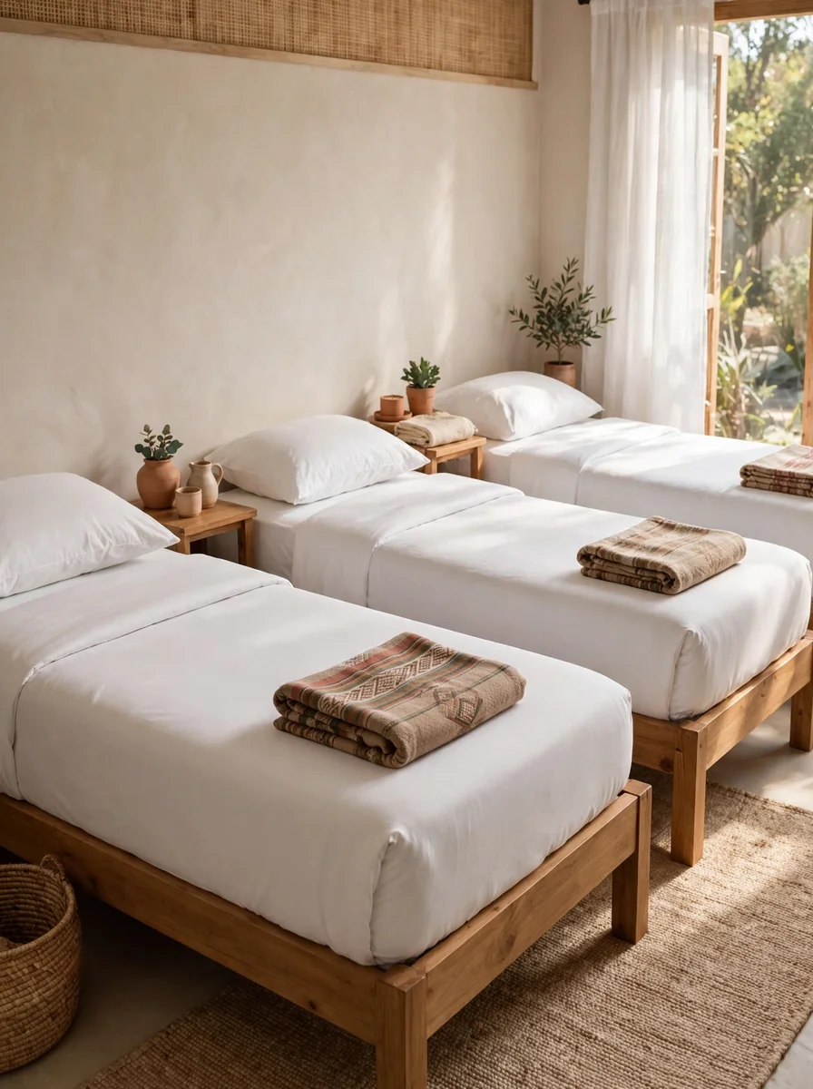 Habitación triple para tres personas