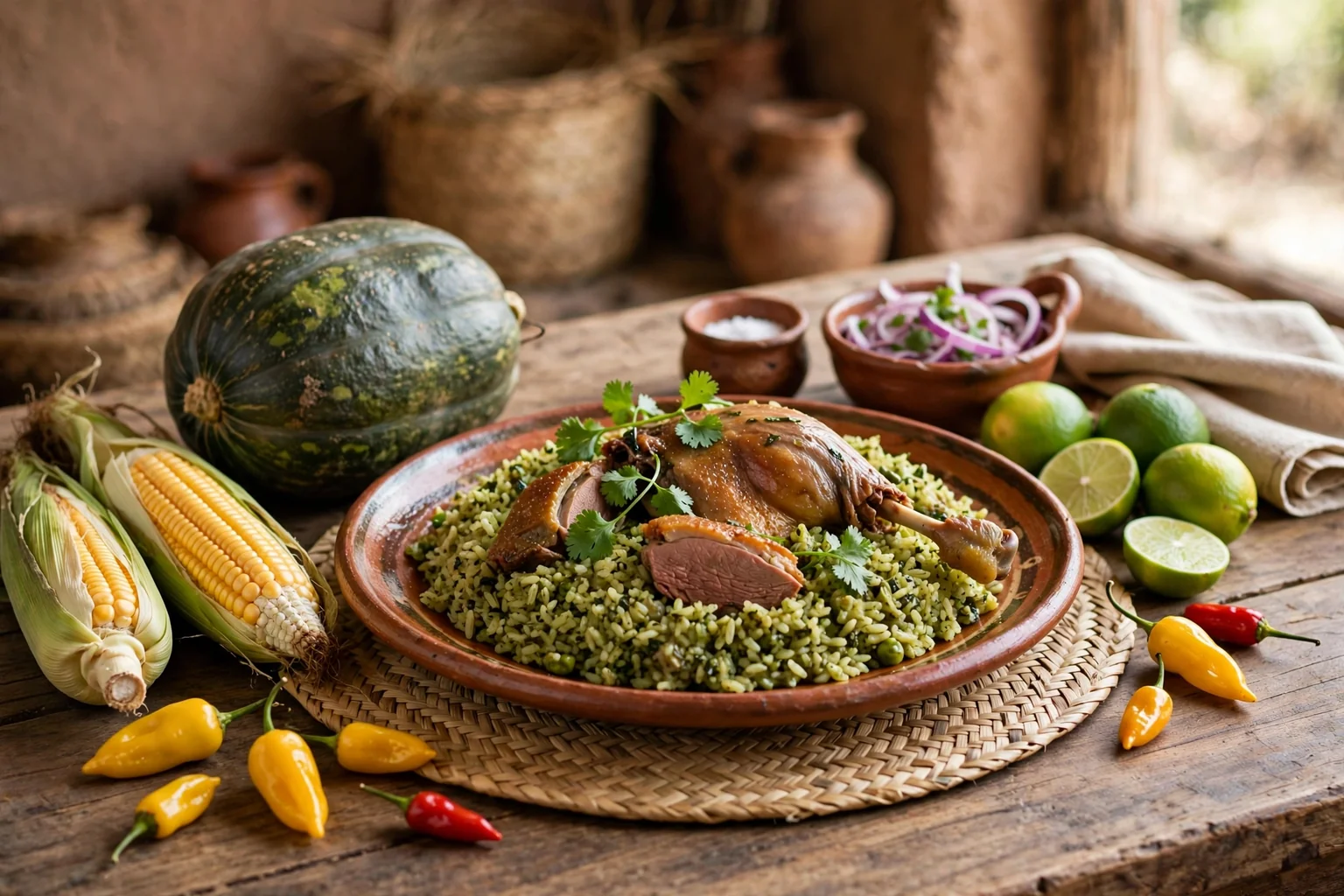Arroz con pato del norte
