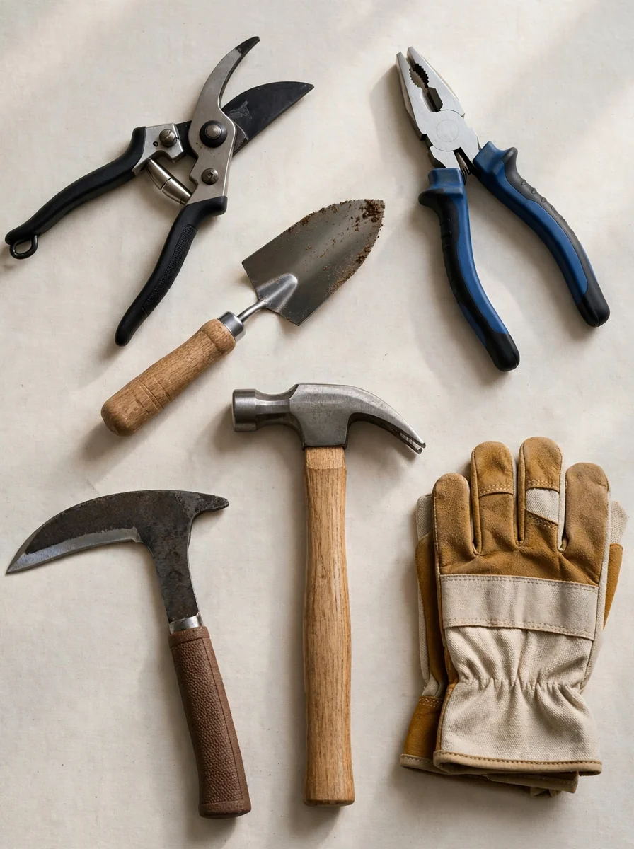 Herramientas de mano para campo
