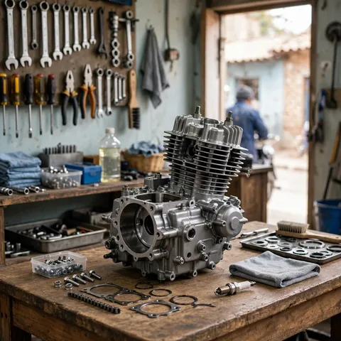 Reparación de motor para motos