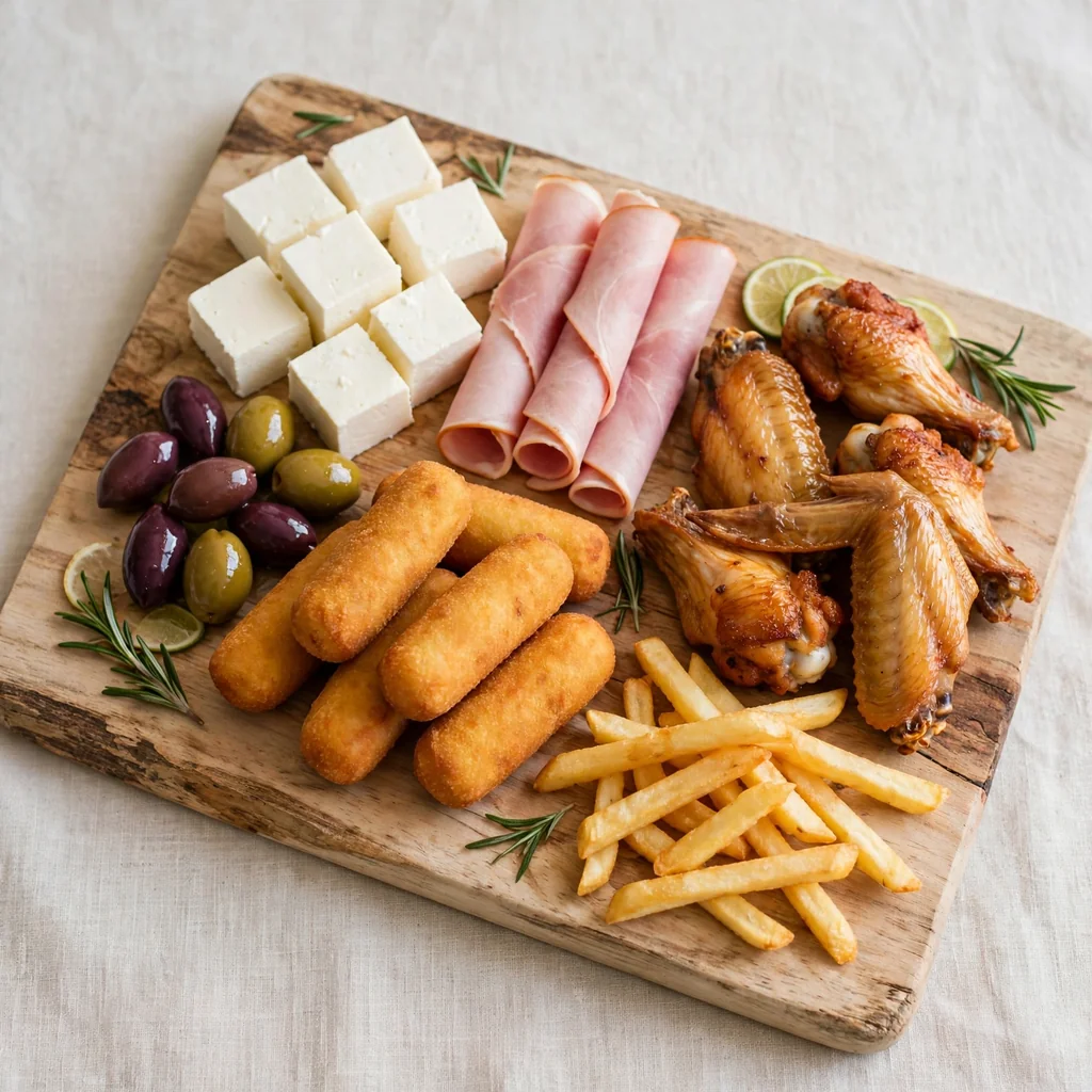Tabla de piqueos para compartir