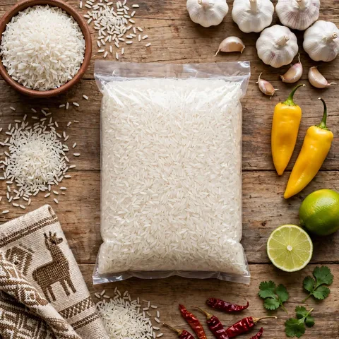Arroz blanco graneado paquete kilo