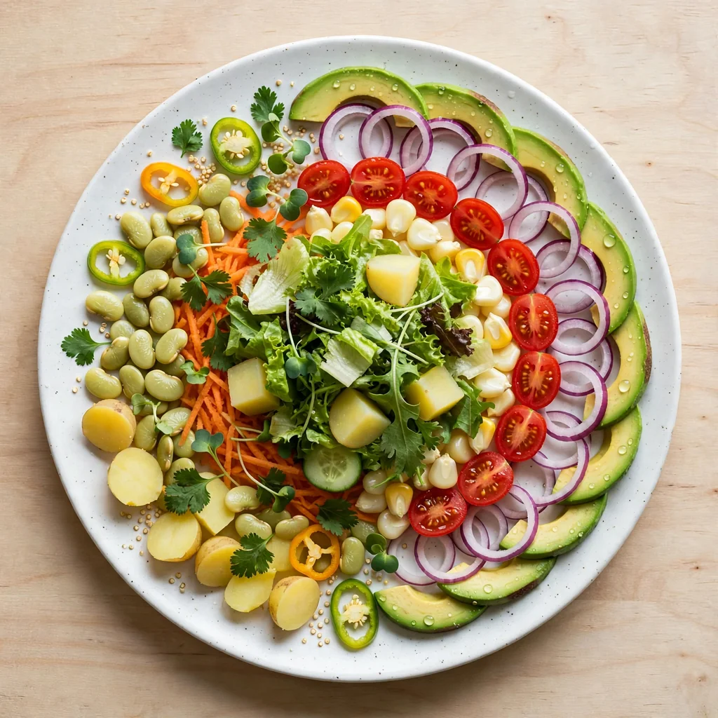Ensalada fresca de la casa