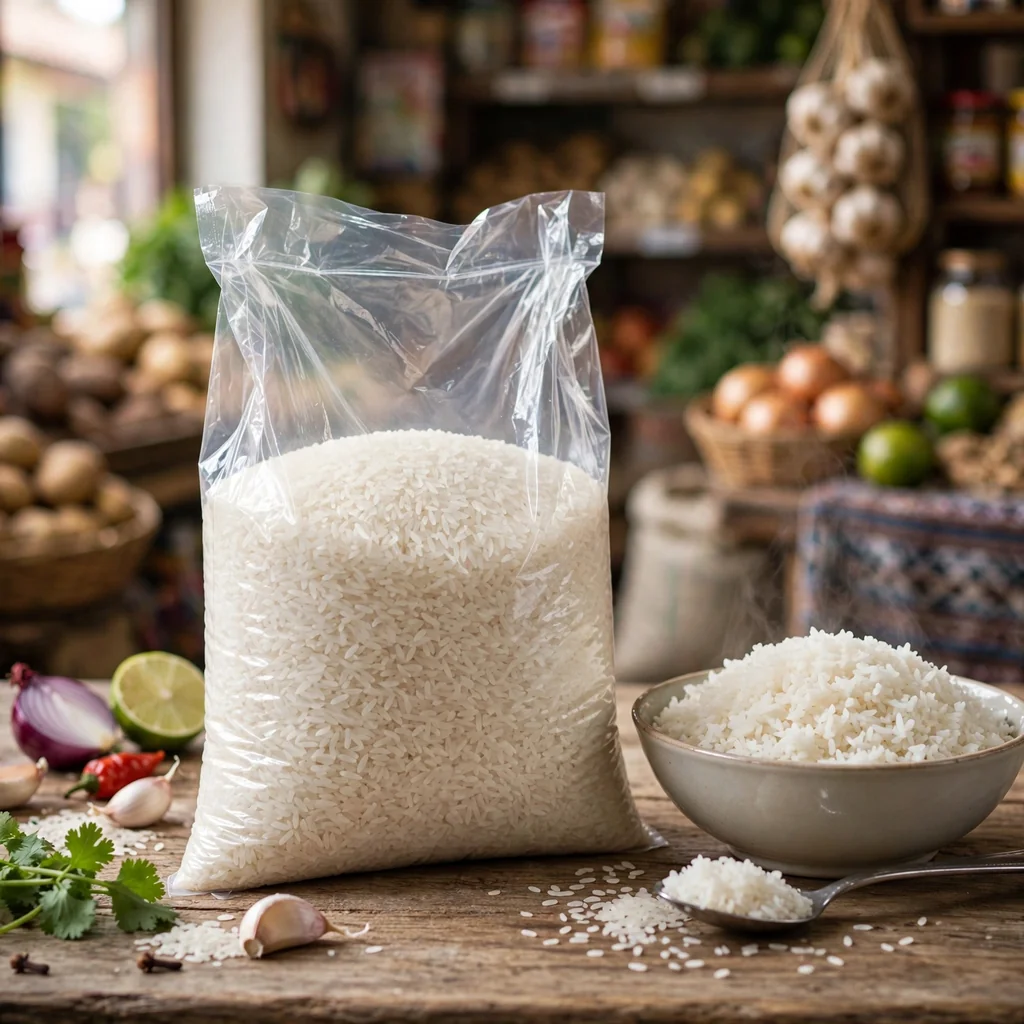 Arroz blanco graneado paquete kilo