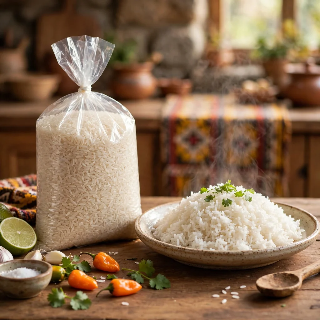 Arroz blanco graneado paquete kilo
