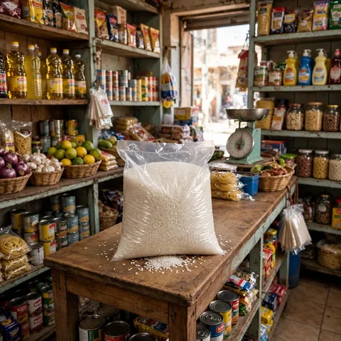 Arroz blanco graneado paquete kilo
