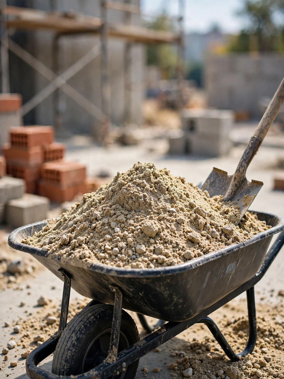 Arena gruesa para la construcción