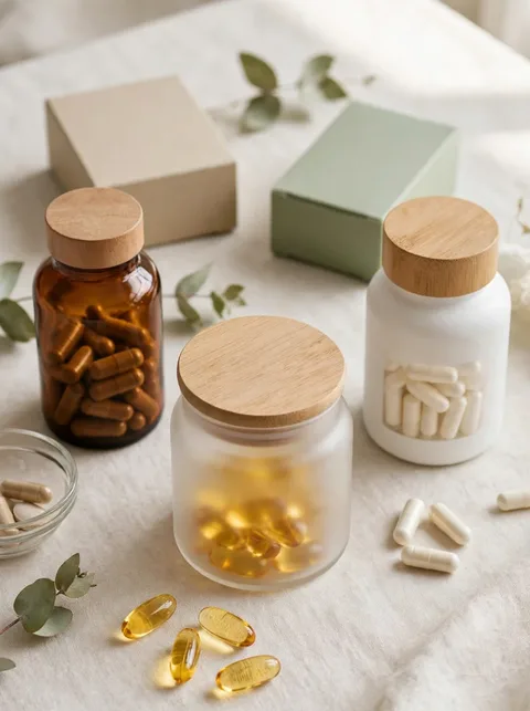 Vitaminas y suplementos de la casa