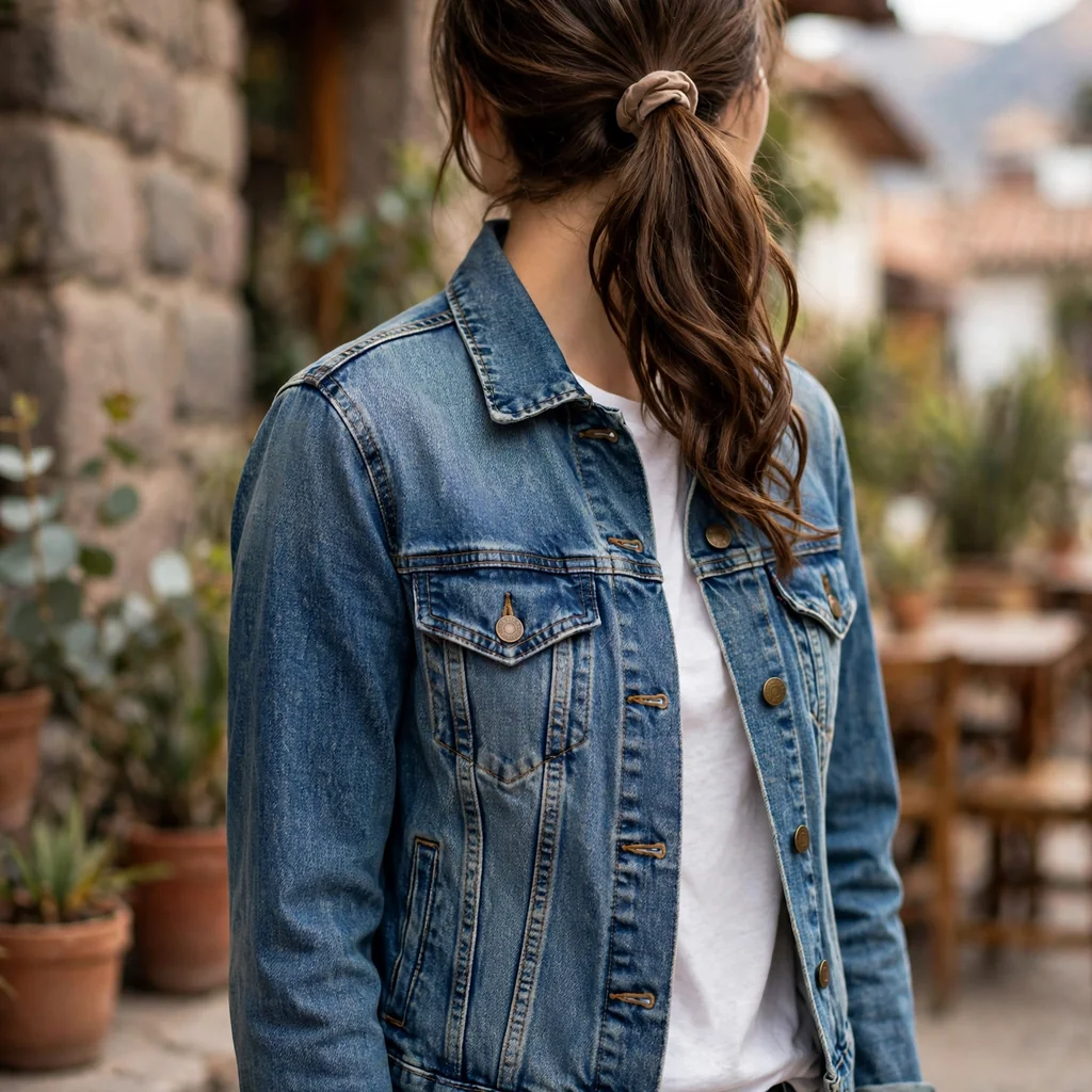 Casaca de jean para dama