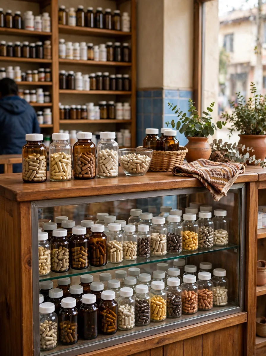 Vitaminas y suplementos de la casa