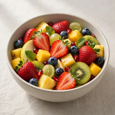 Ensalada de frutas frescas variadas