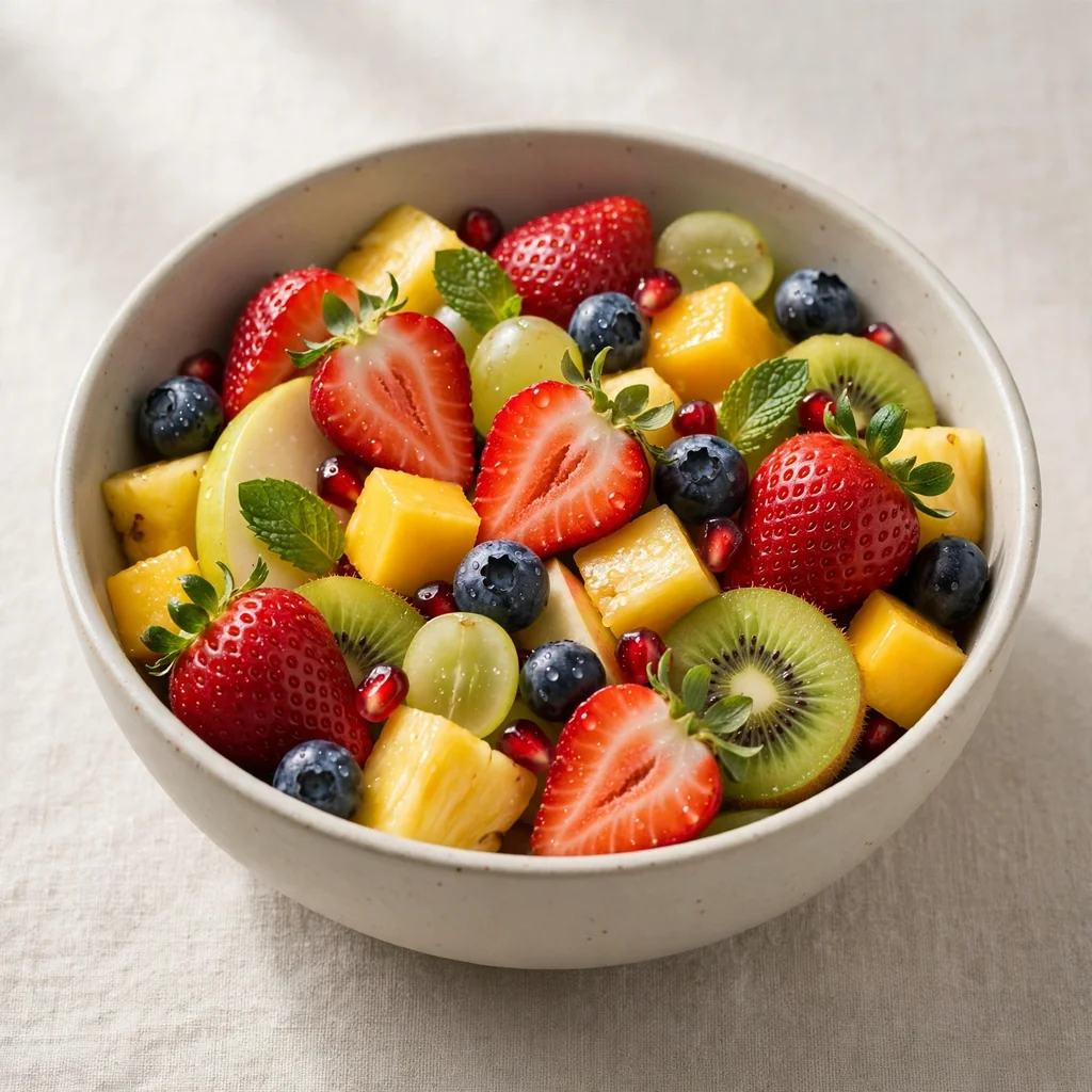 Ensalada de frutas frescas variadas