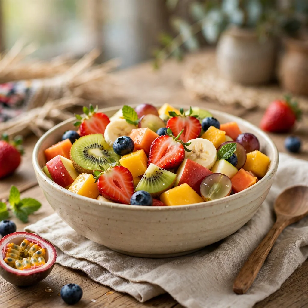 Ensalada de frutas frescas variadas