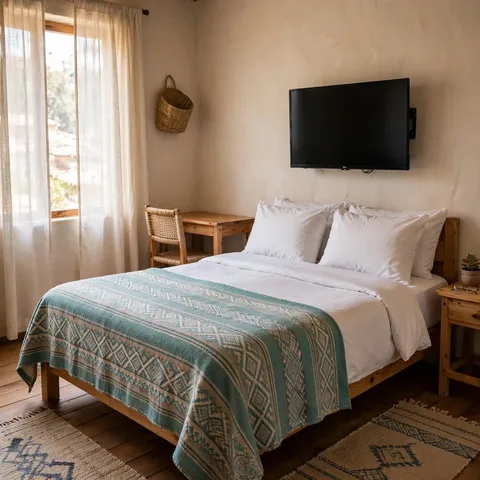 Habitacion doble con television y wifi