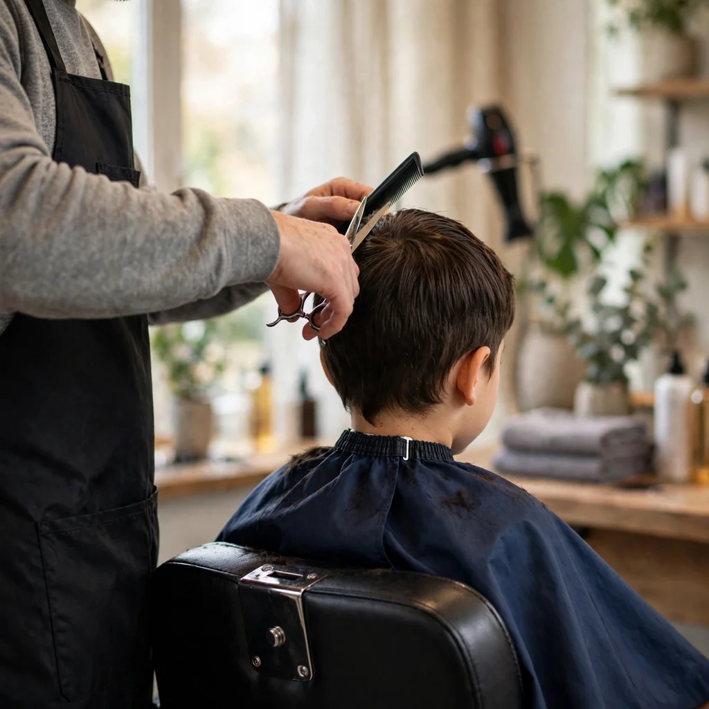 Corte de niños para caballero