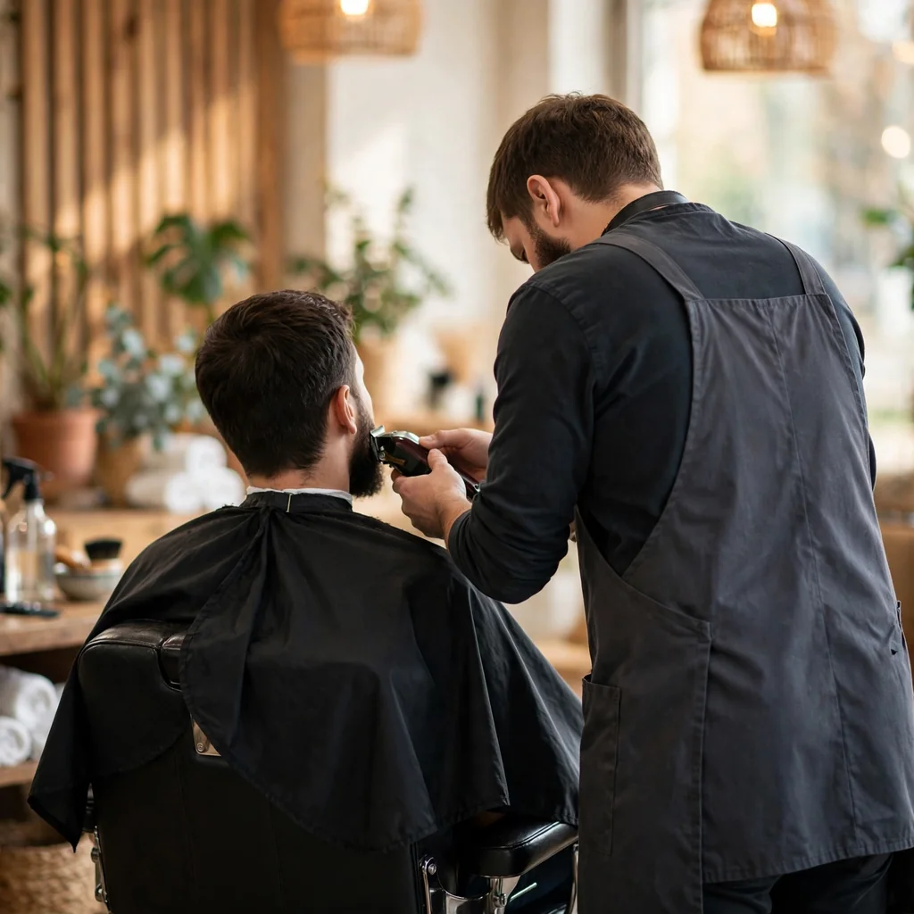 Afeitado y perfilado de barba