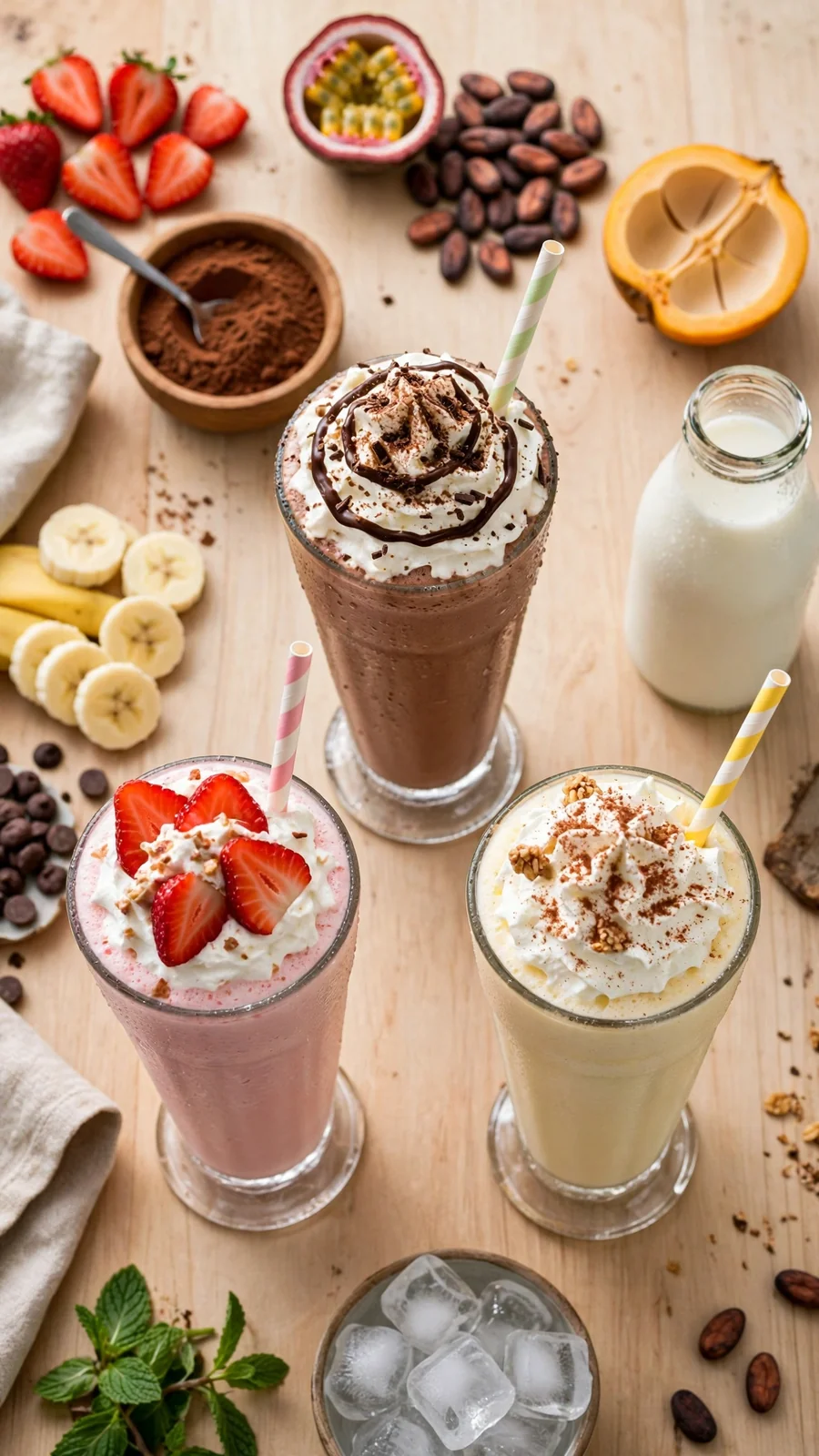 Preparacion de bebidas, milkshakes y frappes