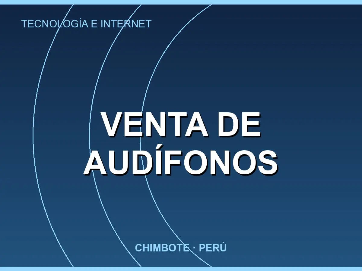 Abrir tarjeta de Venta de audífonos