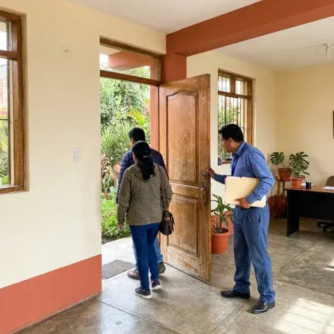 Visita a la propiedad