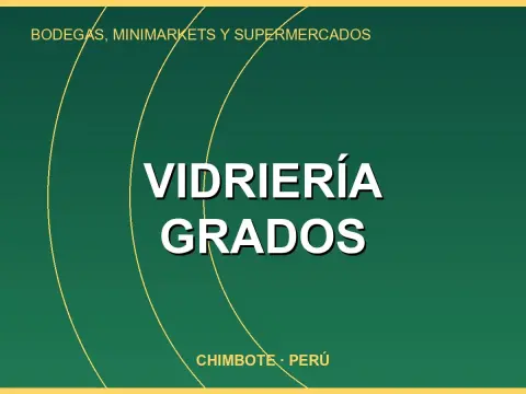 Vidriería Grados