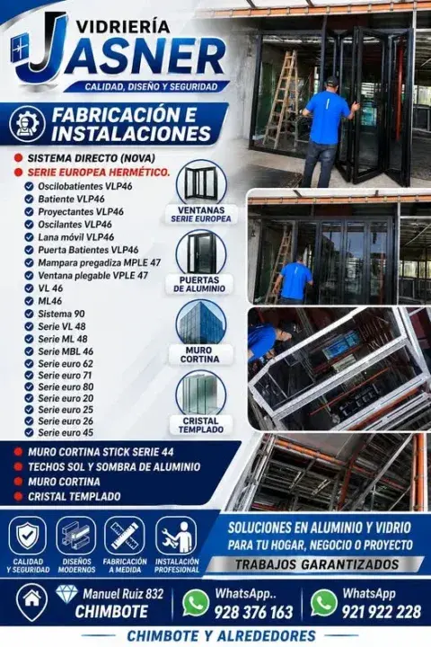 Ventanas serie europea VL46 y VP46