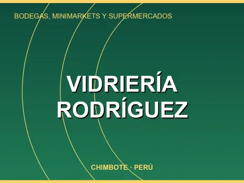 VIDRIERÍA RODRÍGUEZ