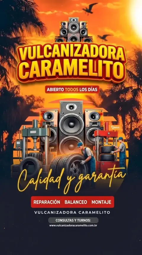 Vulcanizadora Caramelito