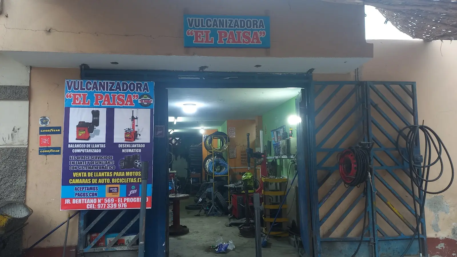 Abrir tarjeta de Vulcanizadora "El Paisa"