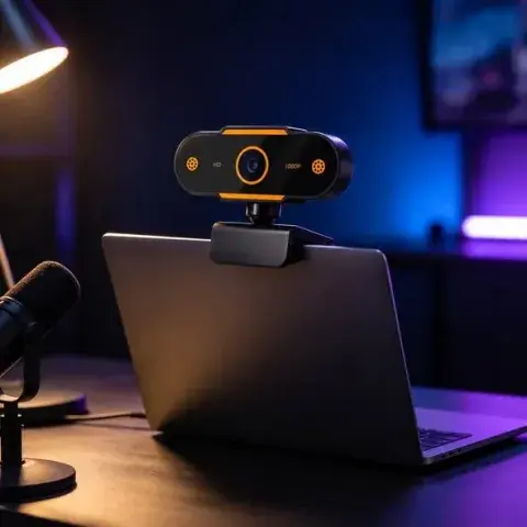 Webcam HD 1080P con Micrófono