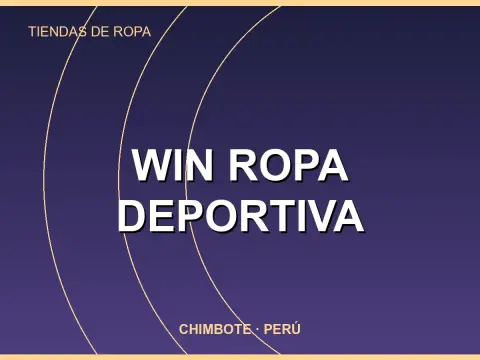 Win ropa deportiva
