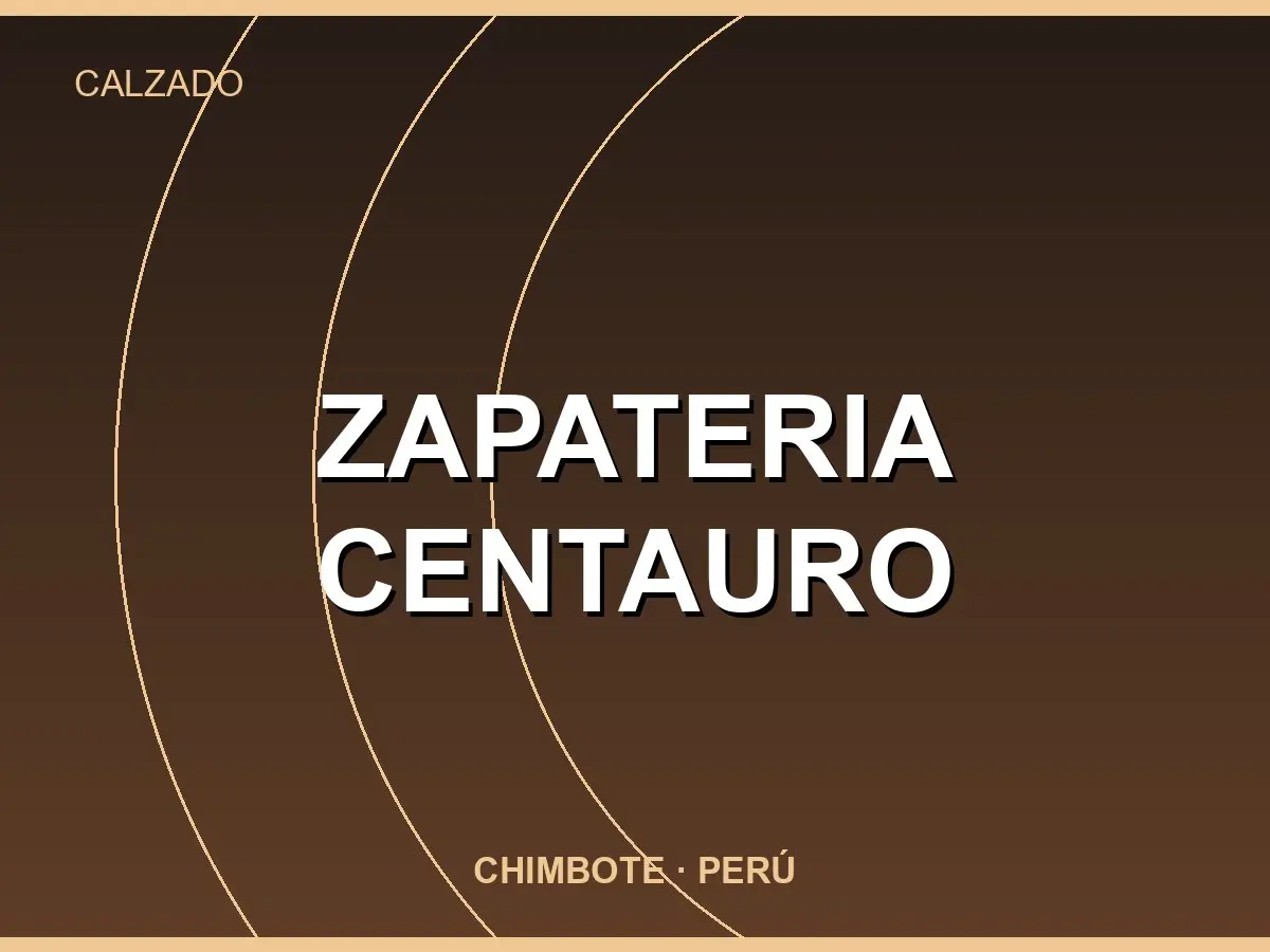 Abrir tarjeta de Zapateria CENTAURO