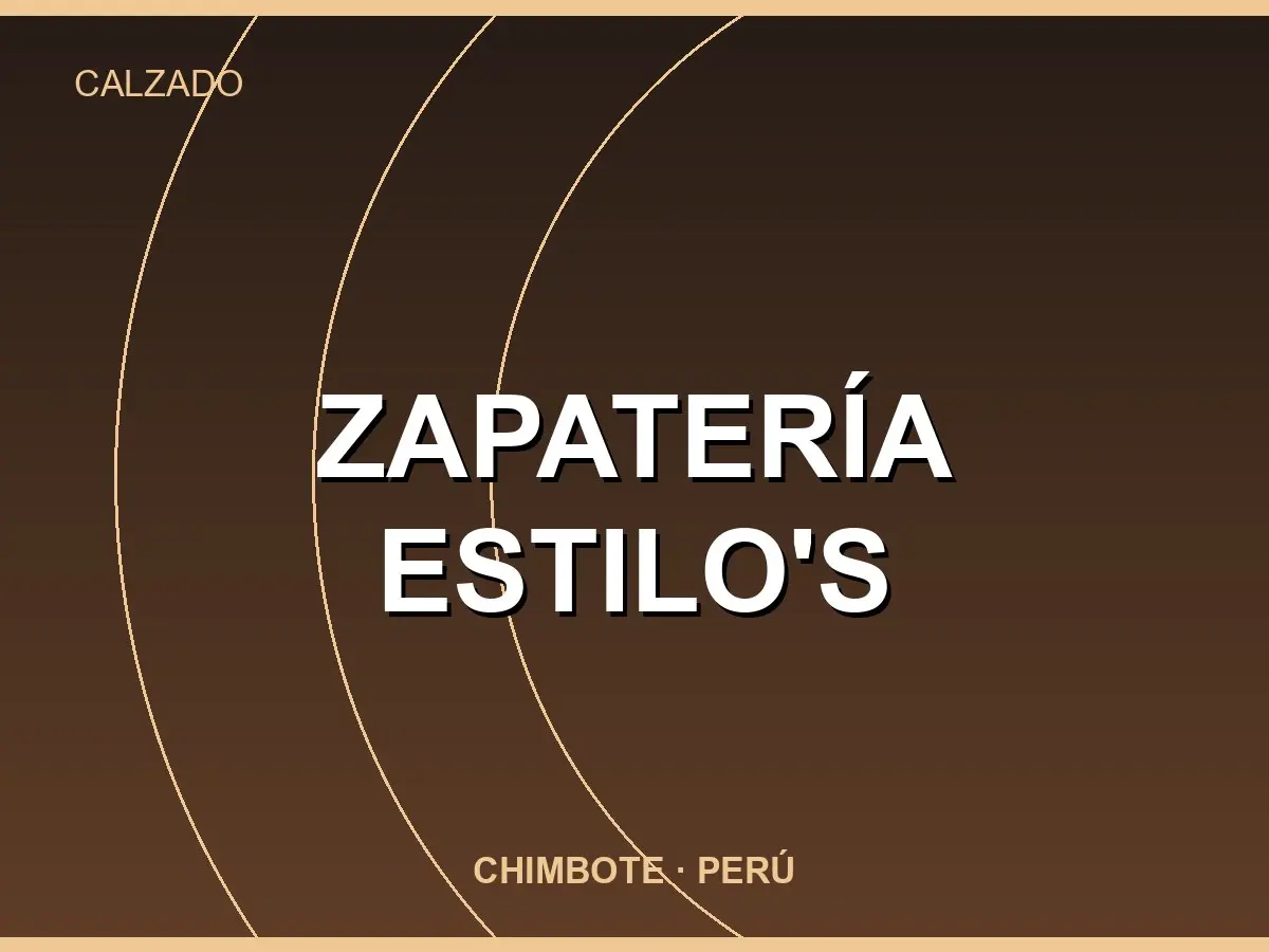 Abrir tarjeta de Zapatería Estilo's