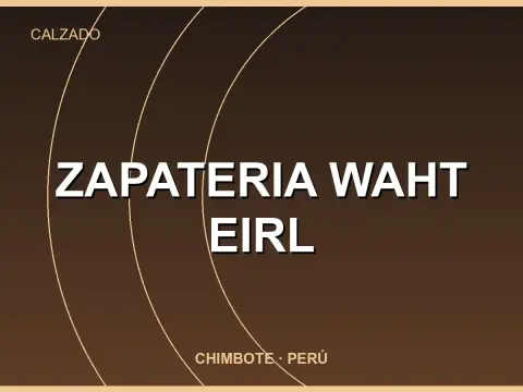 ZAPATERIA WAHT EIRL